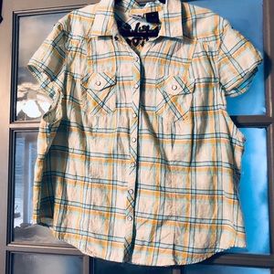 Women’s plaid Harley shirt
